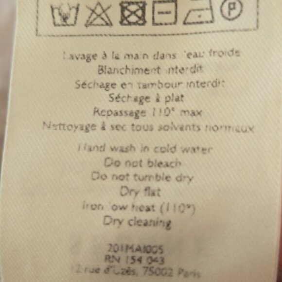 Sezane Zebulon Neutral Kid Mohair Blend Sweater, French Chic, Size Small - Picture 6 of 6